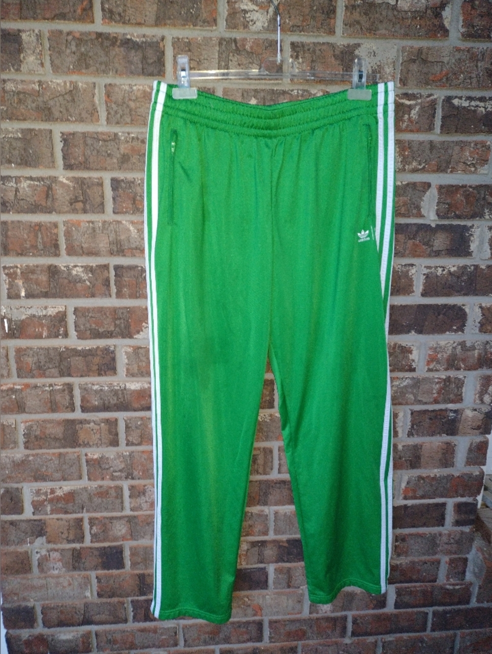 Adidas Originals Men's XL Hunan Made Fire Bird Track Pants Green Workout GV4337